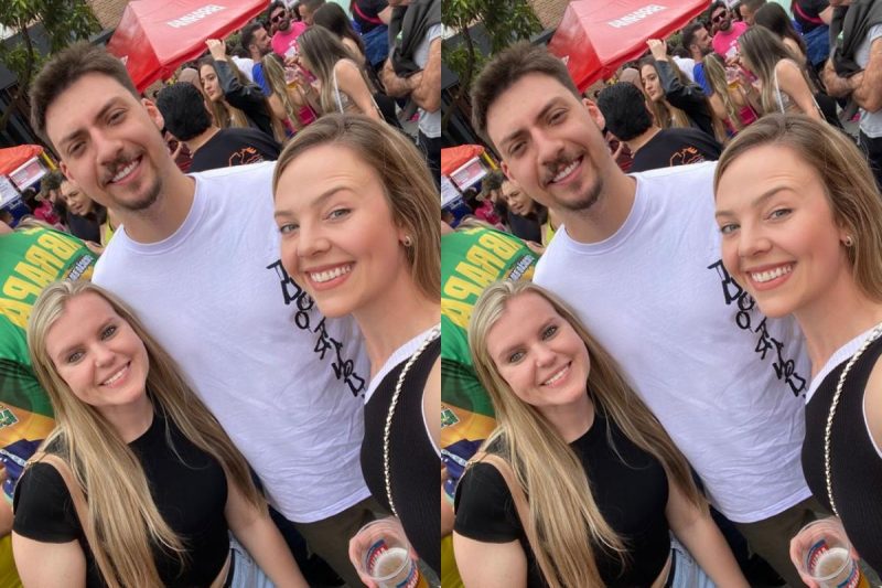 Filho de Bolsonaro esteve em Joinville