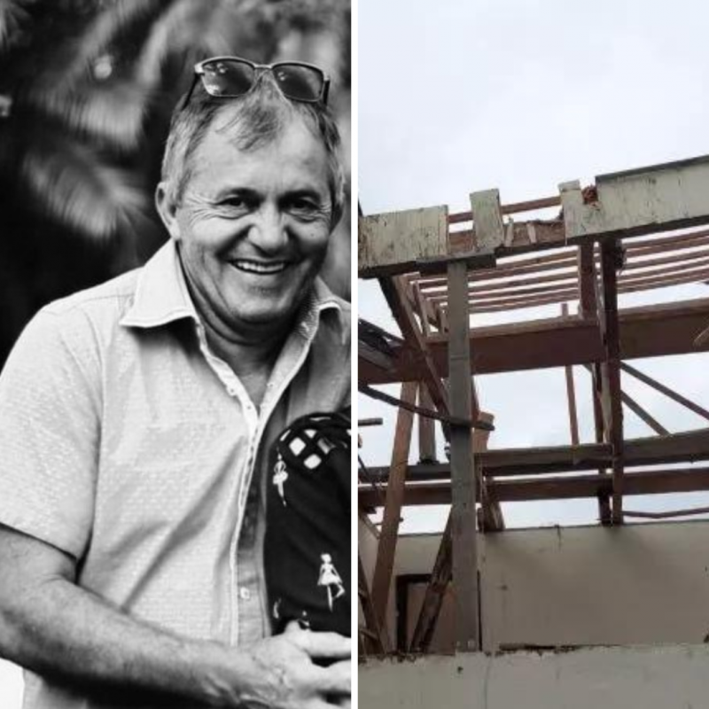 Identificado como Orivaldo de Assis, o pedreiro morreu na manhã de quarta-feira (18), em Blumenau 