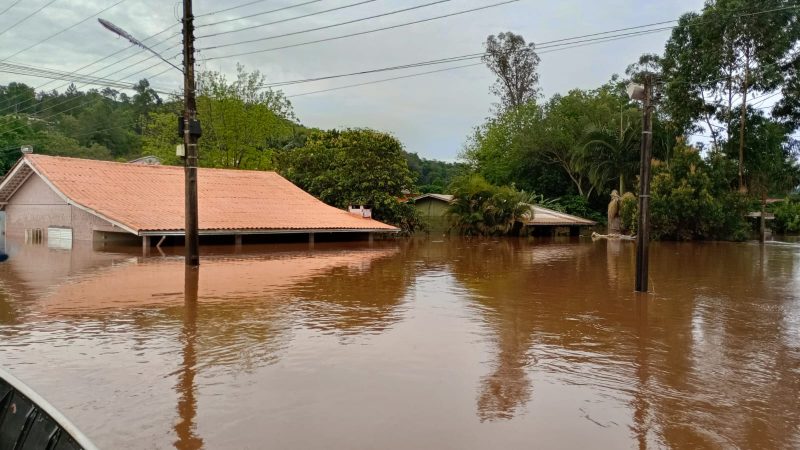 O Estado é recebe chuvas intensas desde a quarta (4).