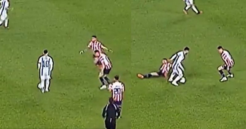 Já vai, meu filho? Messi dá entortada humilhante em marcador