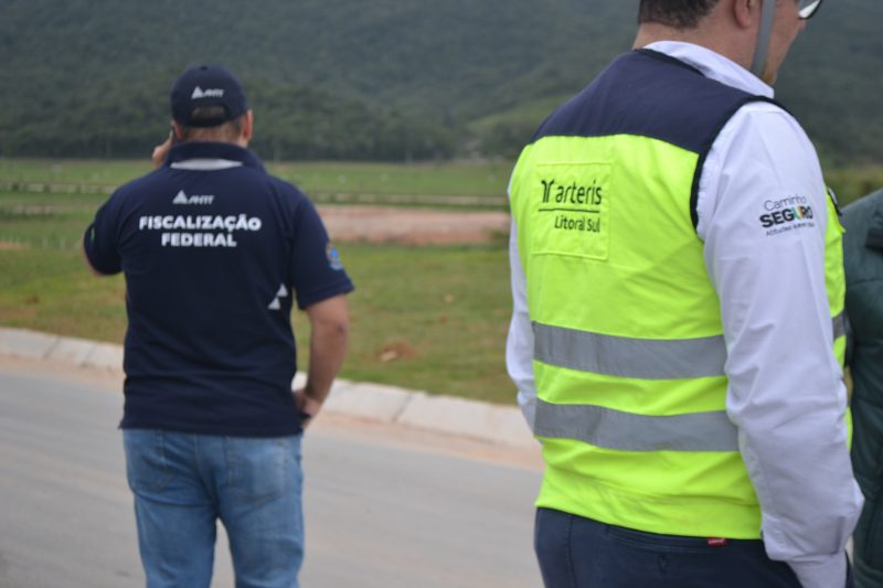 ANTT was in Greater Florianopolis last week to supervise the work.