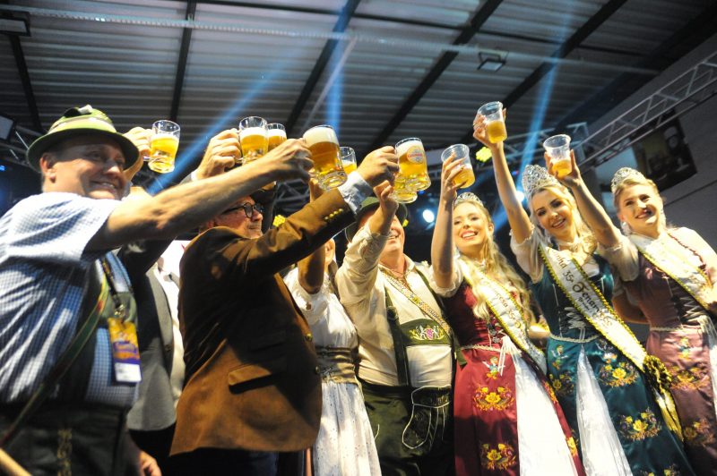 Chope e gastronomia foram grandes destaques da Festa Nacional do Marreco em Brusque – Foto: Secom Brusque/Reprodu&ccedil;&atilde;o/ND