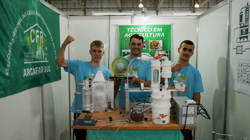 El proyecto Arcafar Sul fue uno de los ganadores de la Feria Estatal de Ciencia y Tecnología
