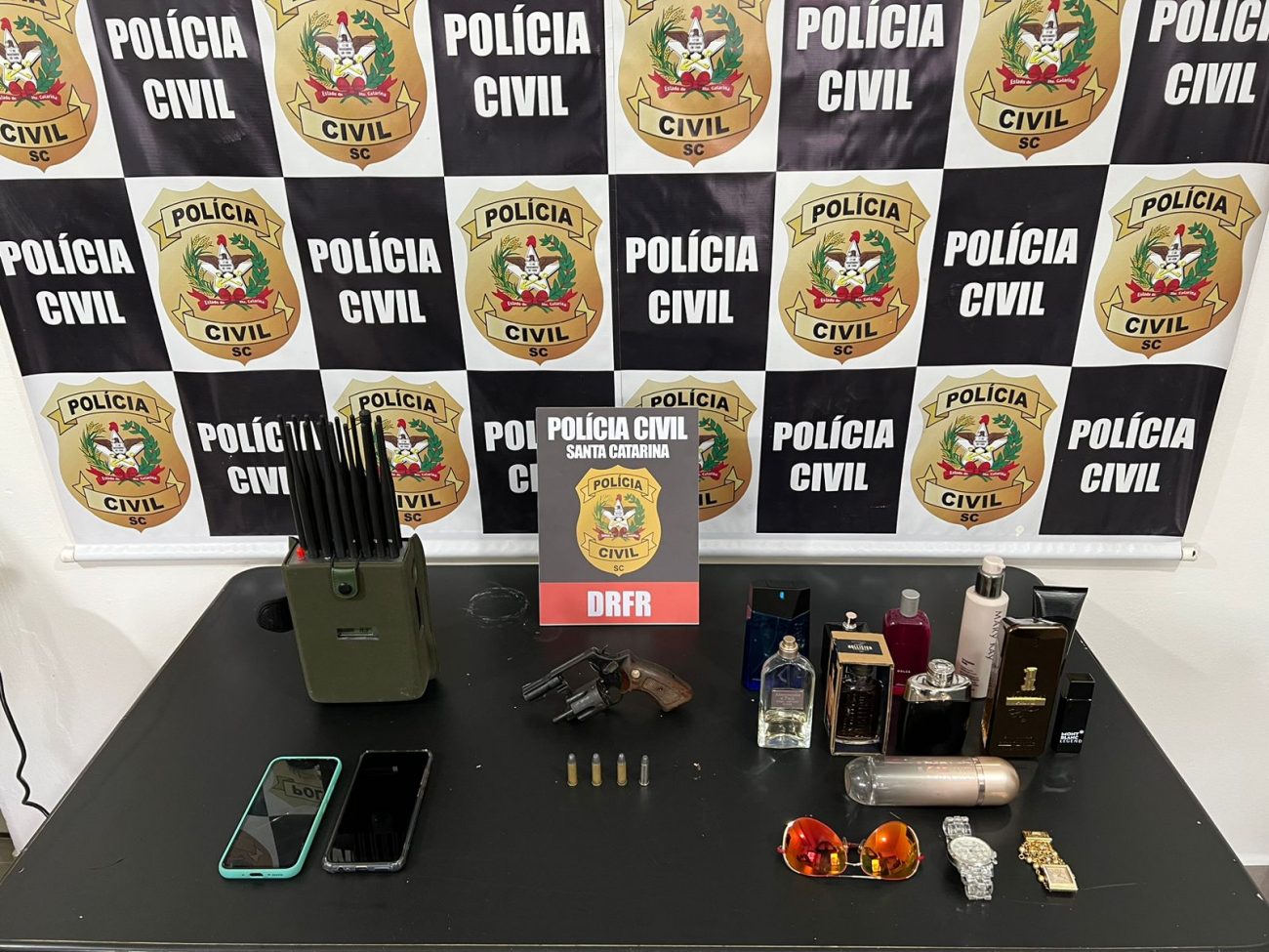 The stolen products were recovered by Civil Police on Tuesday (10) - Civil Police/Disclosure/ND