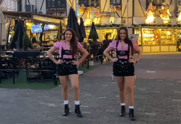 Uma das novas músicas da Vox 3 para a Oktoberfest 2023 já tem até coreografia especial - Foto: Redes Sociais/Banda Vox 3/Divulgação/ND