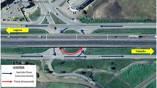 Veja as altera&ccedil;&otilde;es – Foto: CCR ViaCosteira/Reprodu&ccedil;&atilde;o/ND