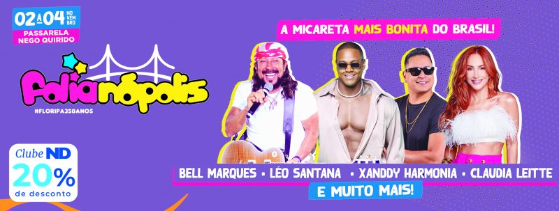 S&oacute;cio do Clube ND garante 20% de desconto na compra do ingresso – Foto: Folianopolis