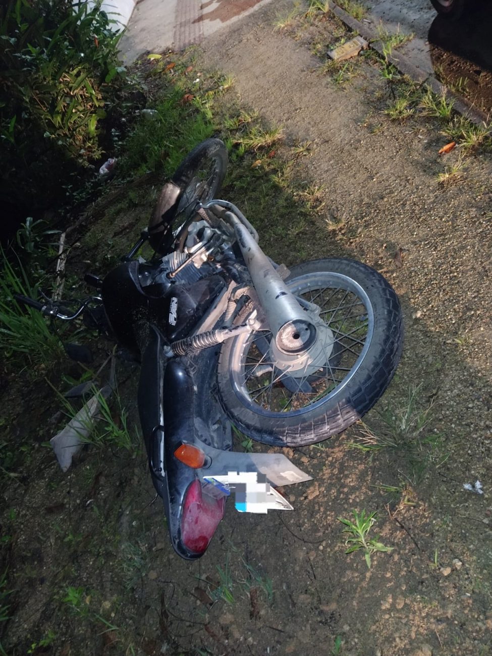 The motorcyclist was already dead when firefighters arrived early this Monday morning (23) to provide first aid - Military Fire Service / Disclosure / ND