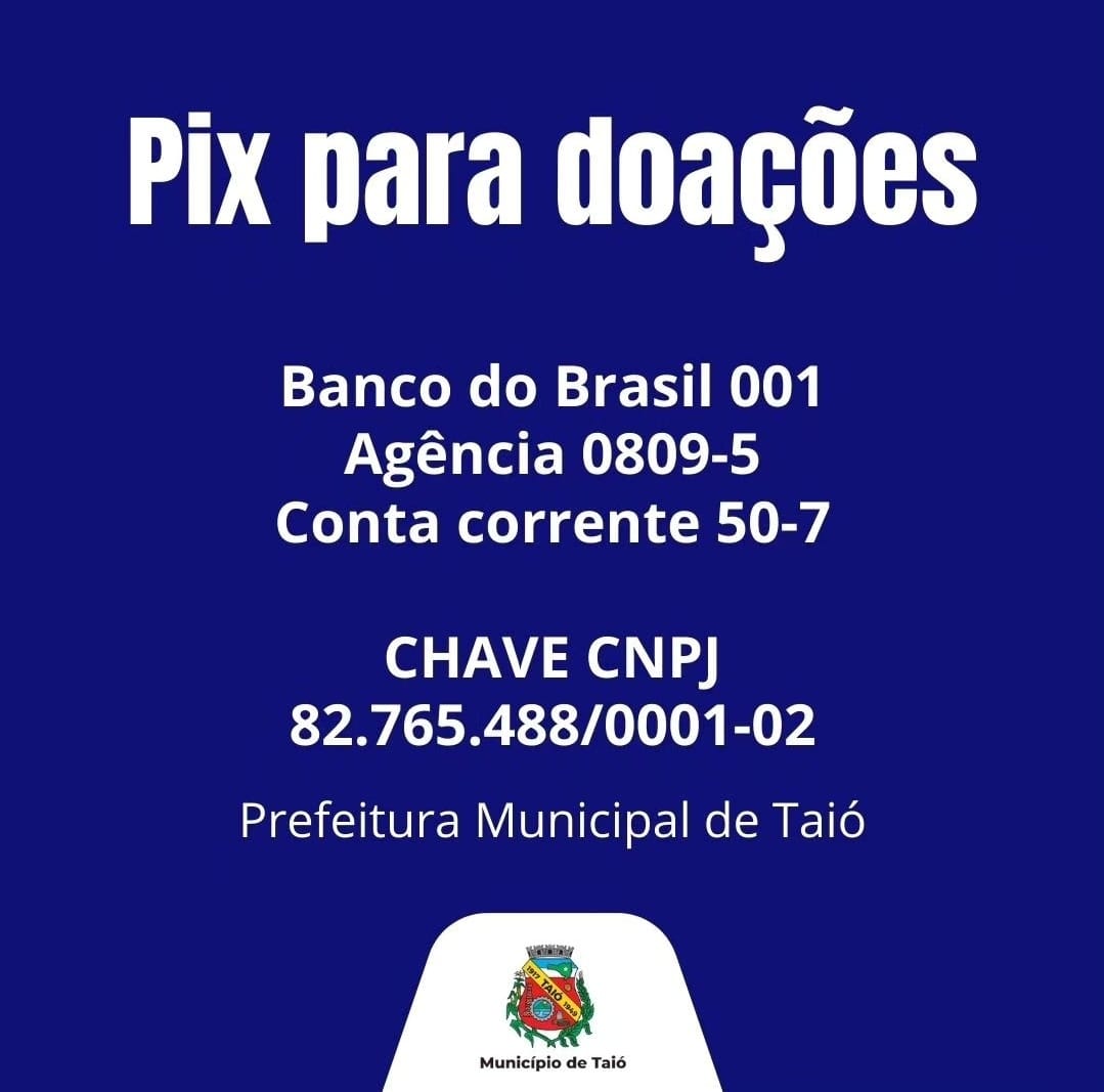 Prefeitura pede doações para famílias atingidas - Prefeitura de Taió/Divulgação/ND