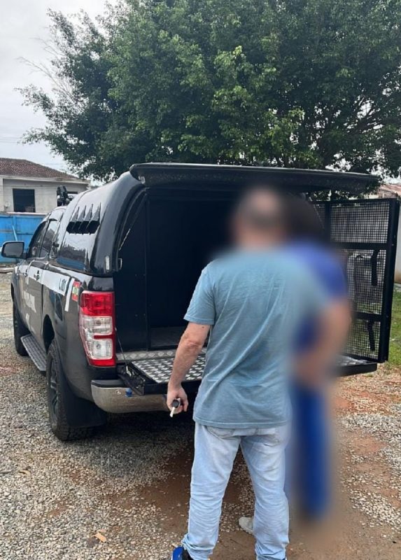 Suspeito foi preso preventivamente pela Polícia Civil após ser encontrado em Joinville, nesta quarta-feira (18) - Foto: Polícia Civil/Divulgação/ND