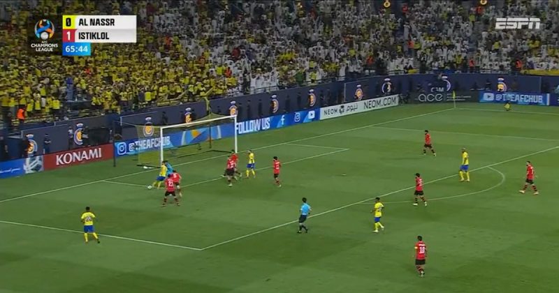 Cristiano Ronaldo faz belo gol de cavadinha na Champions Asiática