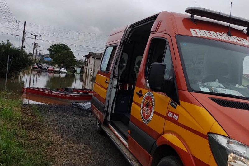 Acidente aconteceu no bairro Argentina – Foto: Corpo de Bombeiros Militar/Divulga&ccedil;&atilde;o/ND