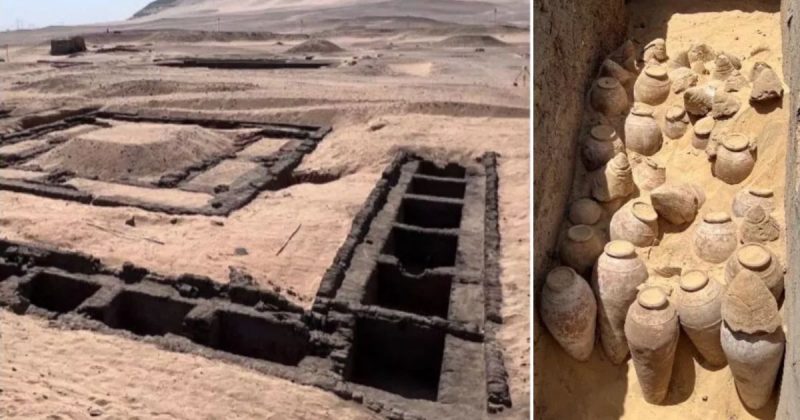 Vinho foi encontrado em um túmulo 