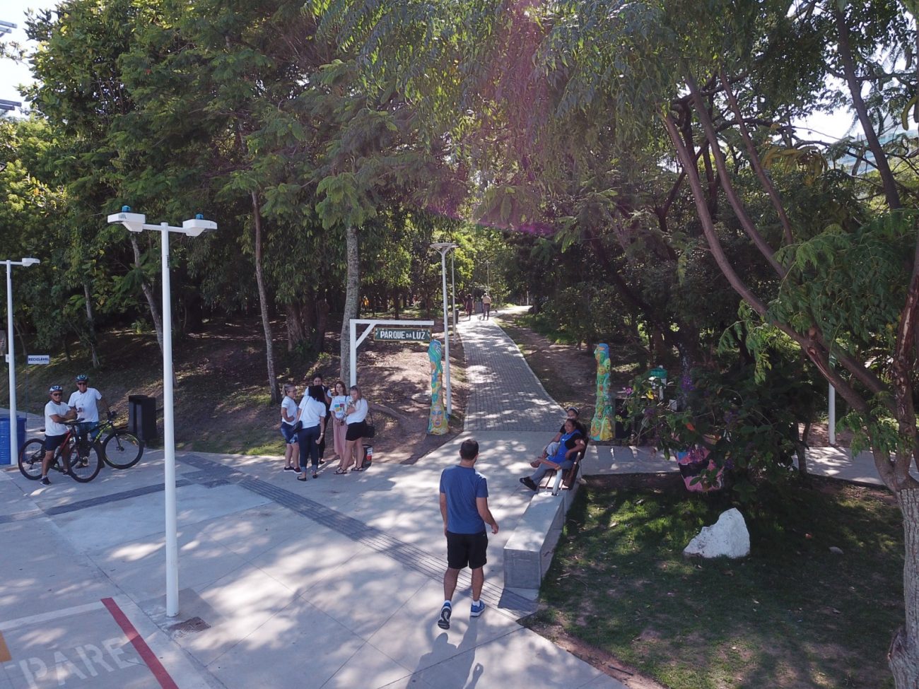 Parque da Luz fica bem em frente à parte insular da ponte - novo parque da luz 1