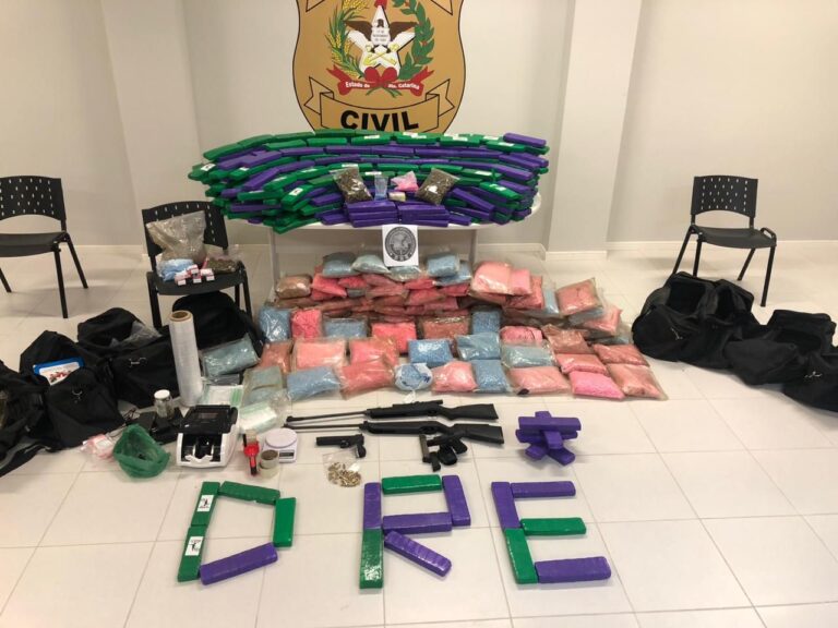 Polícia realiza maior apreensão de ecstasy da história e prende fornecedor da droga - Foto: Polícia Civil/Divulgação/ND