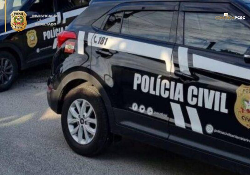 Homem foi preso em Chapec&oacute; – Foto: Pol&iacute;cia Civil/Reprodu&ccedil;&atilde;o ND