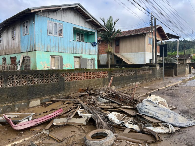 Enchentes marcam história de Rio do Oeste 