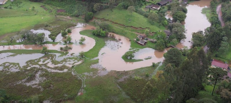 Alagamentos em S&atilde;o Bento do Sul – Foto: Prefeitura de S&atilde;o Bento do Sul/Divulga&ccedil;&atilde;o/ND