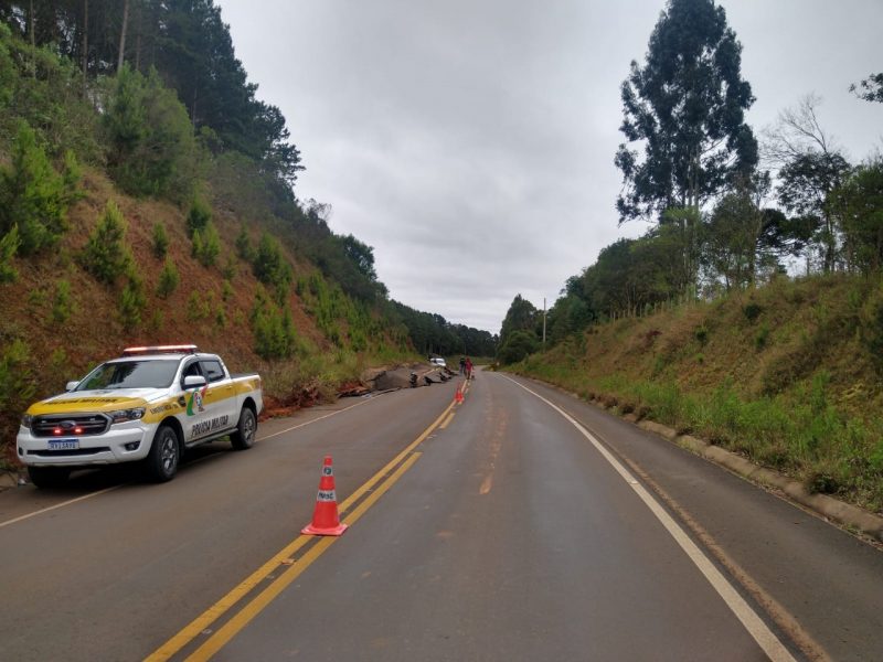 Estradas da Serra est&atilde;o liberadas, diz PMRv – Foto: DIVULGA&Ccedil;&Atilde;O/PMRV/ND