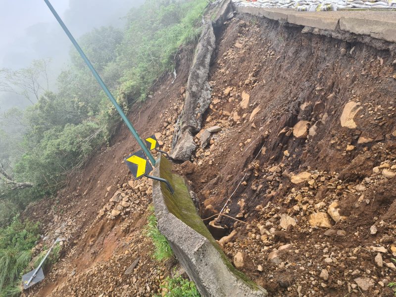 Fortes chuvas que atingiram SC causaram danos na Serra do Rio do Rastro. – Foto: Divulga&ccedil;&atilde;o/Defesa Civil/ND