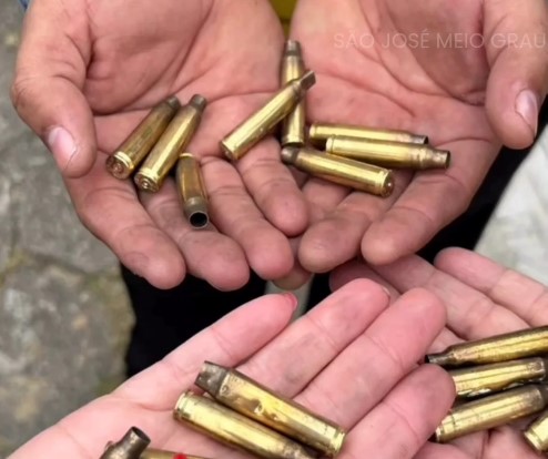 Tiroteio em S&atilde;o Jos&eacute; – Foto: Reprodu&ccedil;&atilde;o/Redes Sociais