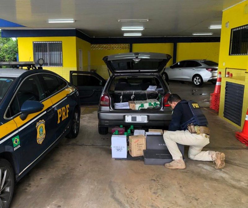 Motorista tentou fugir da PRF durante abordagem – Foto: Reprodu&ccedil;&atilde;o/PRF