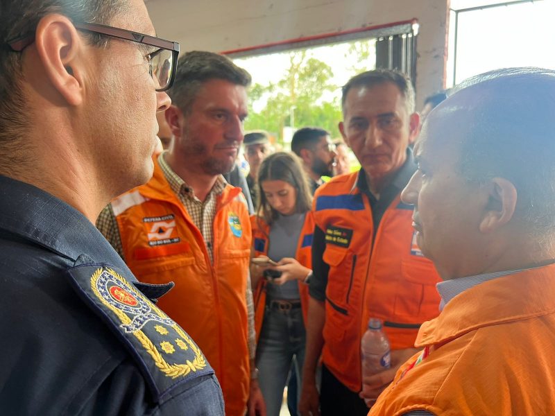 Waldez G&oacute;es se reuniu com Jorginho Mello – Foto: Gabriela Szenczuk/NDTV