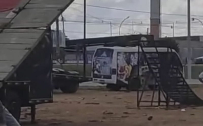 Artista de circo morre ap&oacute;s queda de moto durante treino de manobras radicais em Senador Canedo – Foto: Reprodu&ccedil;&atilde;o/ND