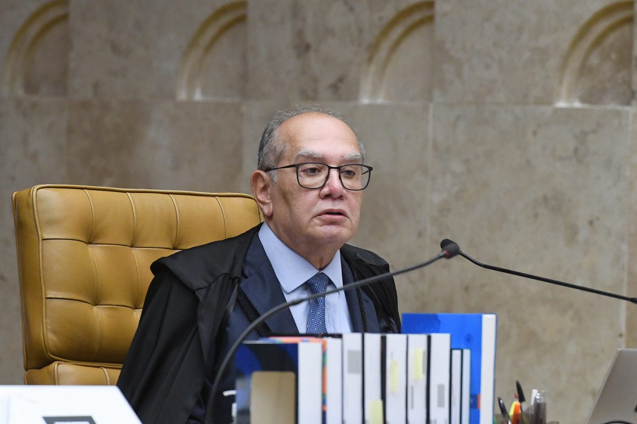 Ministro do STF, Gilmar Mendes, durante sessão na Corte – Foto: Carlos Moura/SCO/STF/ND
