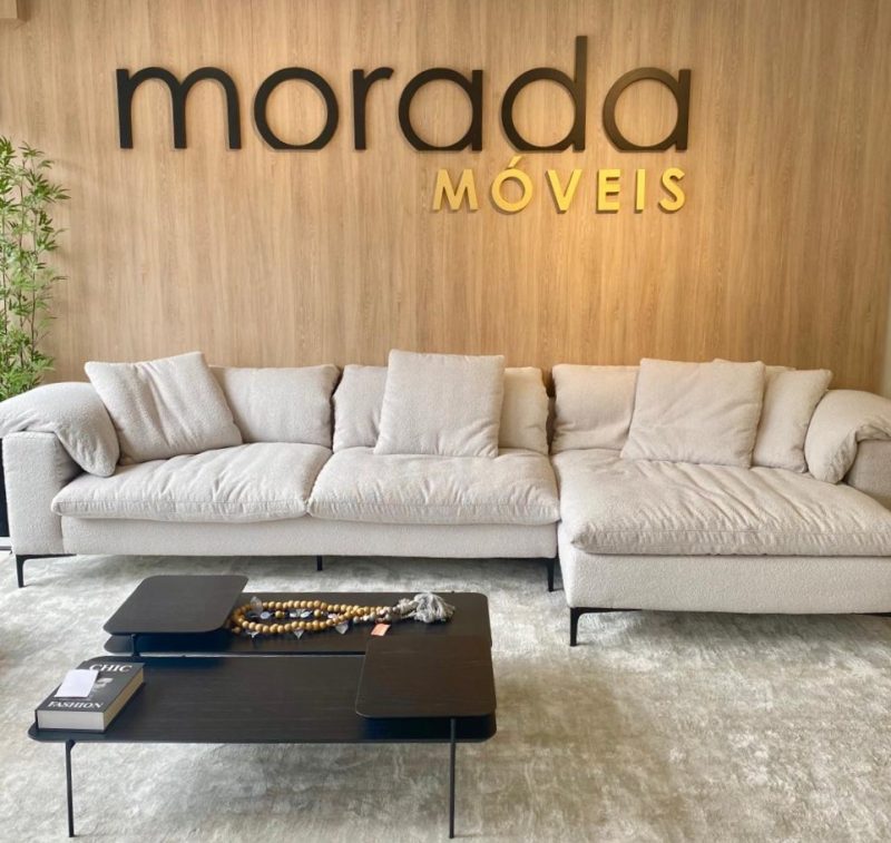 No showroom da Morada M&oacute;veis, os melhores sof&aacute;s do mercado – Foto: Morada M&oacute;veis/Divulga&ccedil;&atilde;o