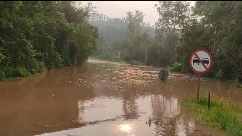 Rodovia foi interditada – Foto: Reprodu&ccedil;&atilde;o/PMR