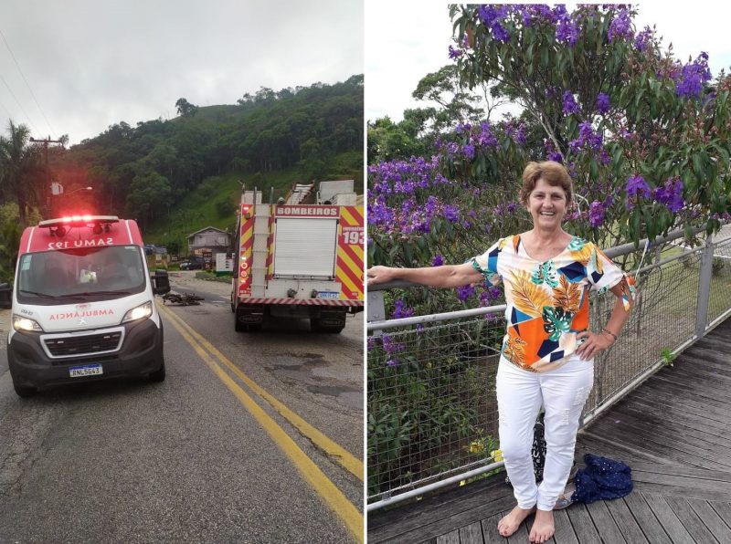 Motos envolvidas no acidente ficaram destru&iacute;das ap&oacute;s o acidente registrado na manh&atilde; desta quarta-feira (15) – Foto: Redes Sociais/Corpo de Bombeiros Militar/Divulga&ccedil;&atilde;o/ND