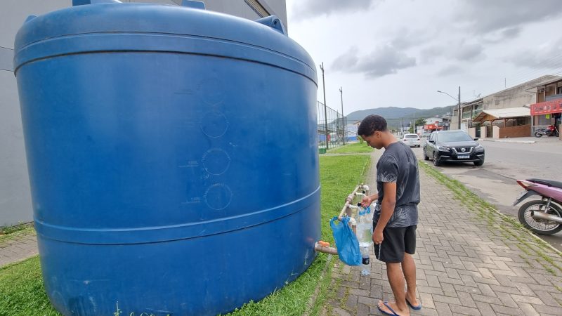 Reservatório emergencial do Semasa para combater falta de água