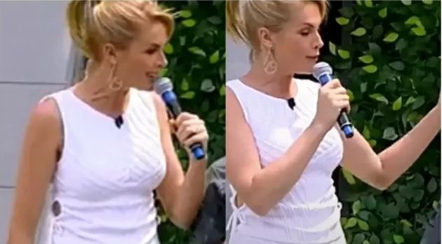 Ana apresentou programa nesta quinta-feira (16) – Foto: Reprodu&ccedil;&atilde;o/Record