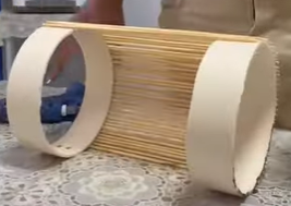 Passo a passo de como fazer lumin&aacute;rias com palitos de churrasco – Foto: GirlanGuedes/Divulga&ccedil;&atilde;o/ND