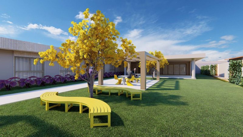 Projeto para novo espaço do asilo; área foi doada pela Prefeitura de Criciúma