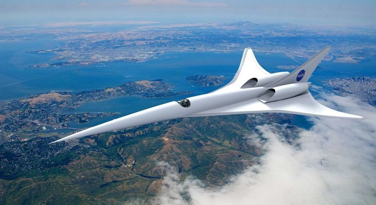 Engenheiros da Nasa afirmaram que o modelo conseguir&aacute; viajar de Nova York a Paris em duas horas – Foto: Reprodu&ccedil;&atilde;o/Nasa