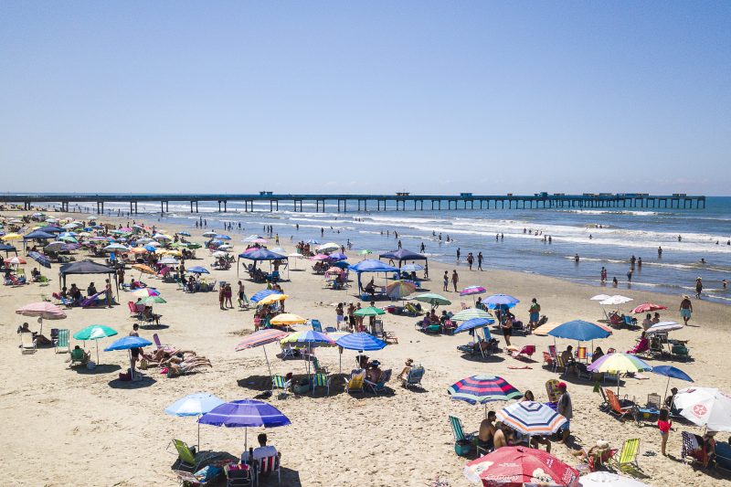 Praia de Balneário Rincão no Sul catarinense