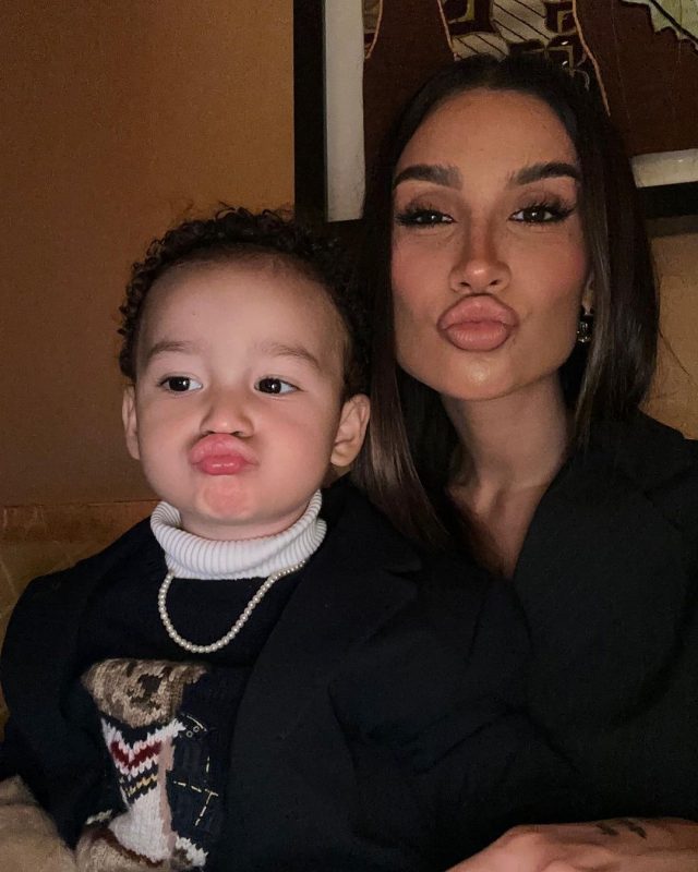 &Uacute;ltima publica&ccedil;&atilde;o de Bianca nas redes foi uma foto com o filho, Cris, de dois anos – Foto: Reprodu&ccedil;&atilde;o/Redes sociais/ND
