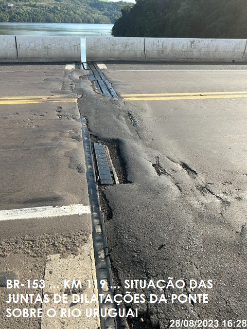 rodovias federais em SC apresentam asfalto precário