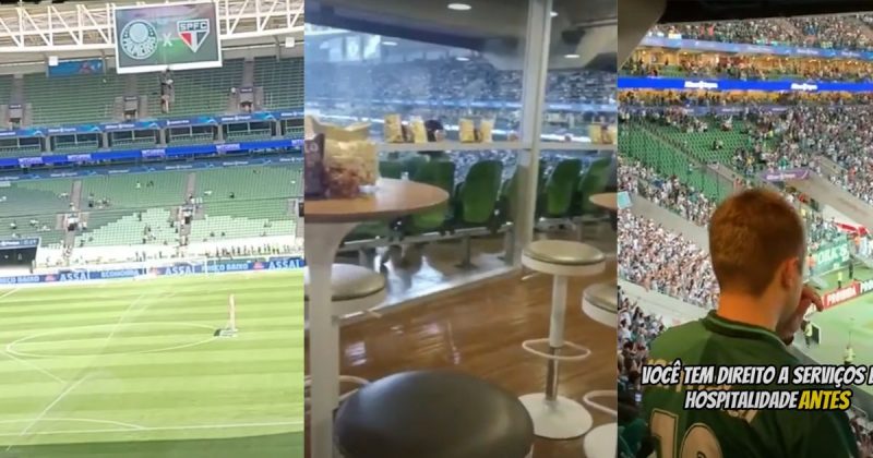 Camarote do Allianz Parque, estádio do Palmeiras