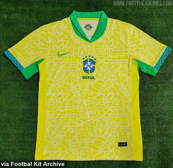 FOTOS Confira detalhes da polêmica nova camisa da Seleção Brasileira