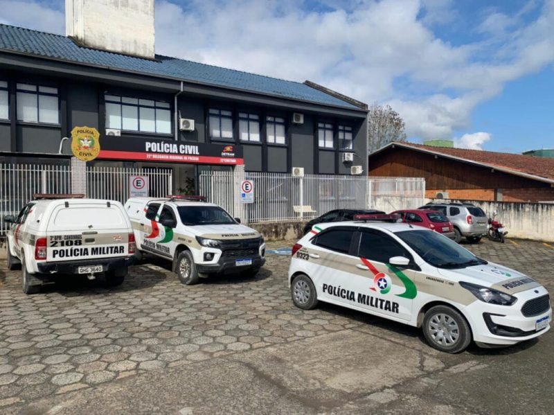A Pol&iacute;cia Militar foi acionada pela tia da adolescente – Foto: Pol&iacute;cia Militar de Canoinhas/Divulga&ccedil;&atilde;o