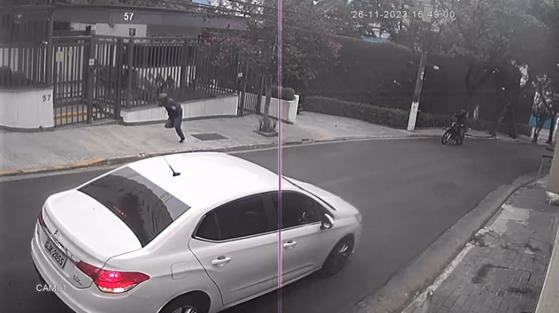 Câmeras de segurança flagram momento em que Genro de Roger Abdelmassih é morto em São Paulo