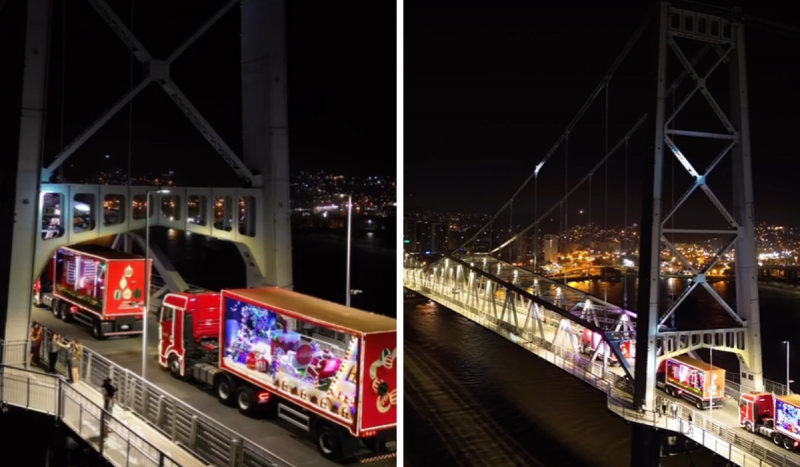 Caravana passará pela Ponte Hercílio Luz