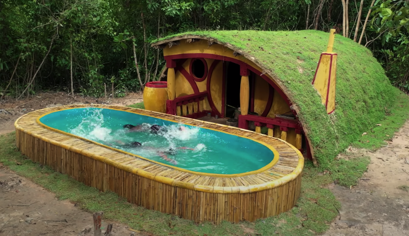 Casa na selva em 15 dias – Foto: Reprodu&ccedil;&atilde;o