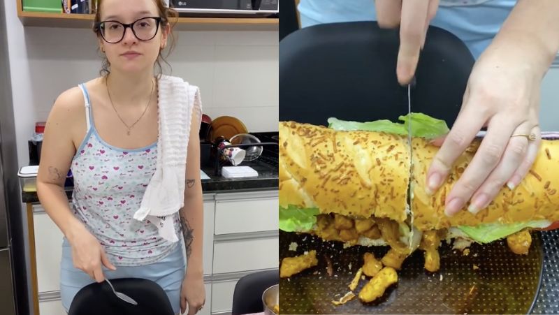 Casal viralizou ao gravar noite do Subway