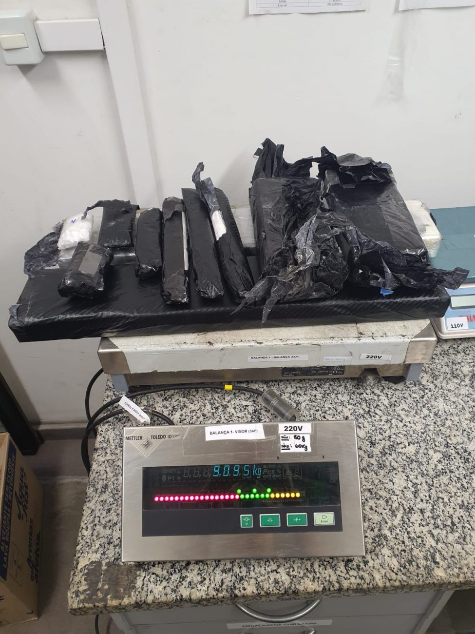9 kg of cocaine seized - PFRS/Reproduction/ND