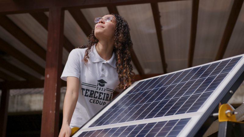 Projeto sobre placas fotovoltaicas levou os estudantes para a final da premiação