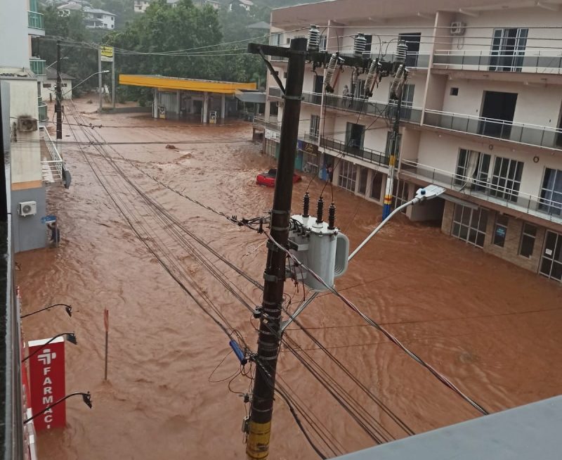 Centro de Ipira/SC &mdash; Foto: J&uacute;nior Land/Divulga&ccedil;&atilde;o/ND